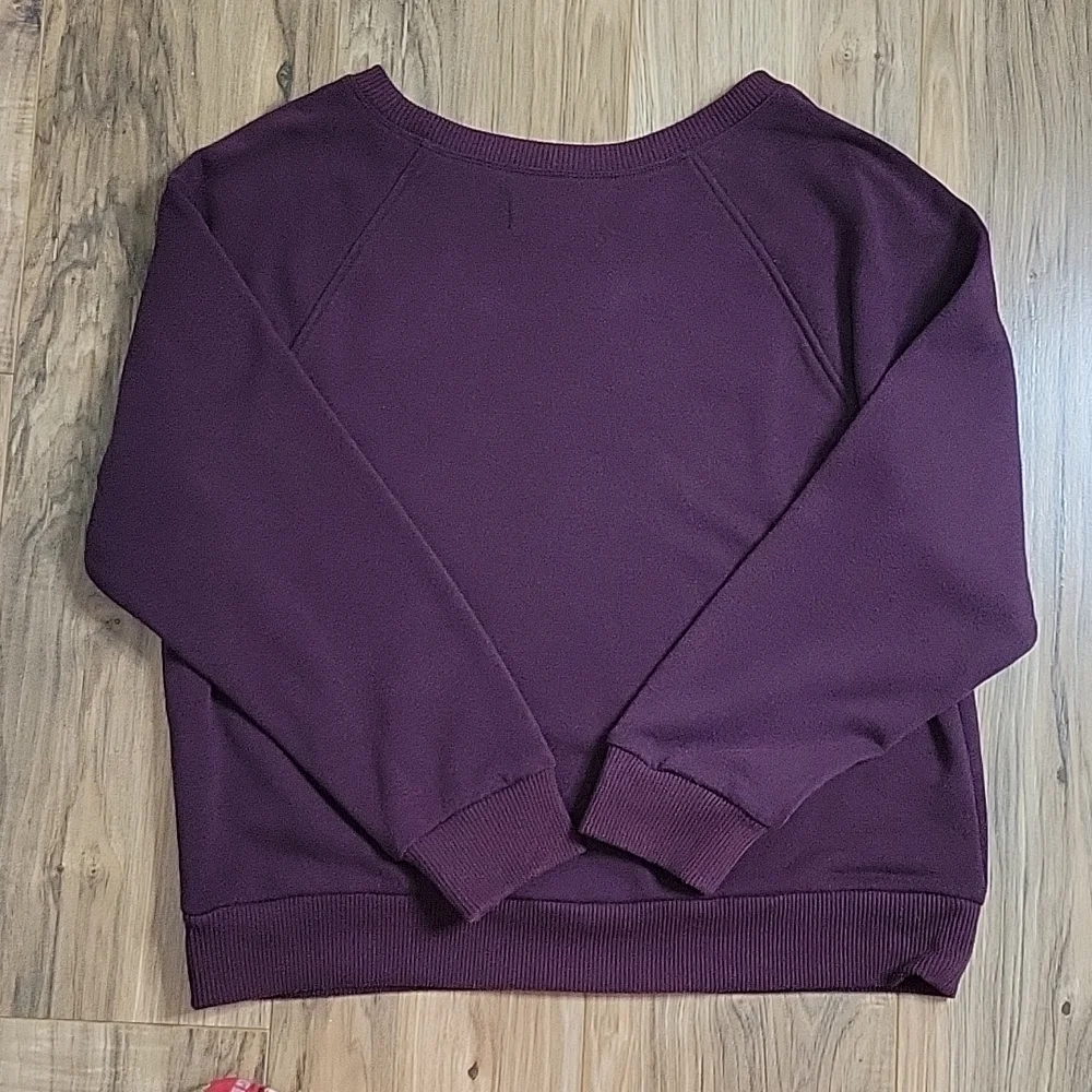 Victoria Secret Pull Over Maroon Sweatshirt - Picture 11 of 11